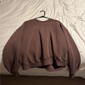 Brown Oversized Sweatshirt